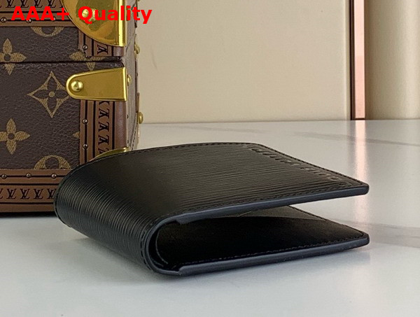 Louis Vuitton Multiple Wallet in Black Epi XL Cowhide Leather M83333 Replica