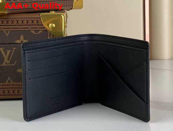 Louis Vuitton Multiple Wallet in Black Epi XL Cowhide Leather M83333 Replica