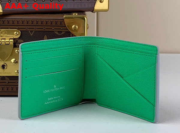 Louis Vuitton Multiple Wallet in Multicolor Monogram Coated Canvas and Cowhide Leather Replica