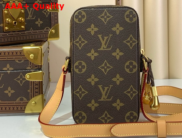 Louis Vuitton Music Player Wearable Wallet Cowhide Leather and Monogram Coated Canvas M14063 Replica