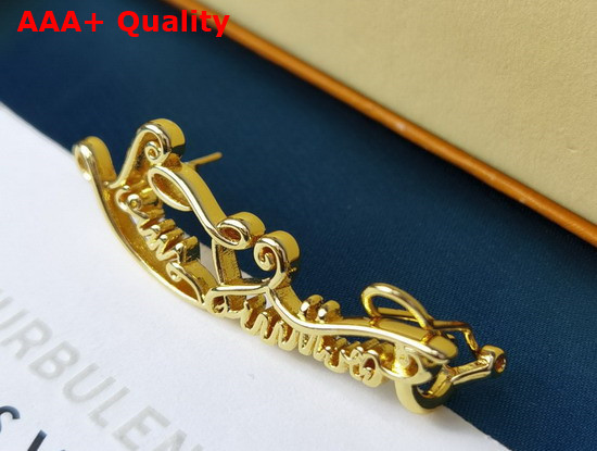 Louis Vuitton My LV Affair Earring Gold Color Hardware M69648 Replica