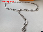 Louis Vuitton My LV Chain Belt in Silver Color Metal Replica