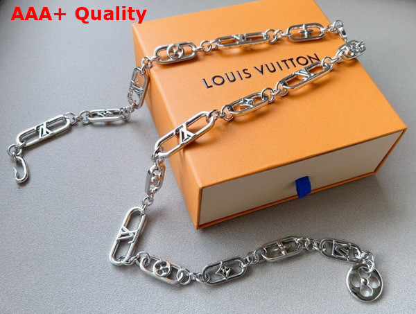 Louis Vuitton My LV Chain Belt in Silver Color Metal Replica