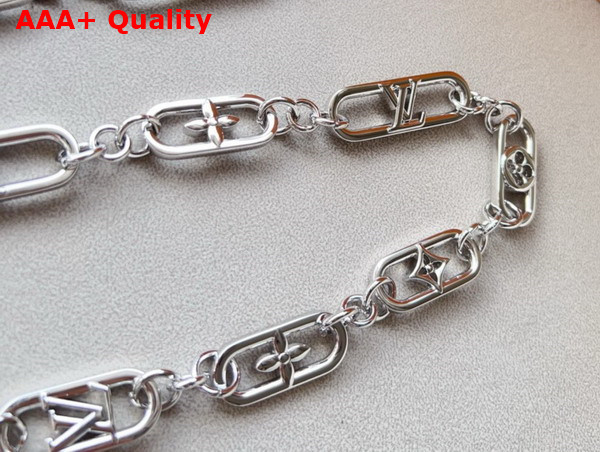 Louis Vuitton My LV Chain Belt in Silver Color Metal Replica