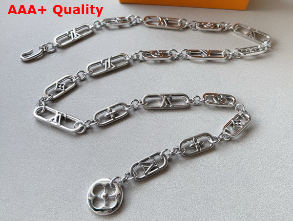 Louis Vuitton My LV Chain Belt in Silver Color Metal Replica