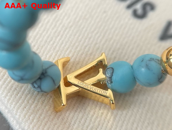 Louis Vuitton My LV Pearl Earrings Turquoise M02039 Replica
