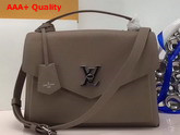 Louis Vuitton Mylockme Taupe Glace Soft Calfskin with Microfiber Lining M54877 Replica