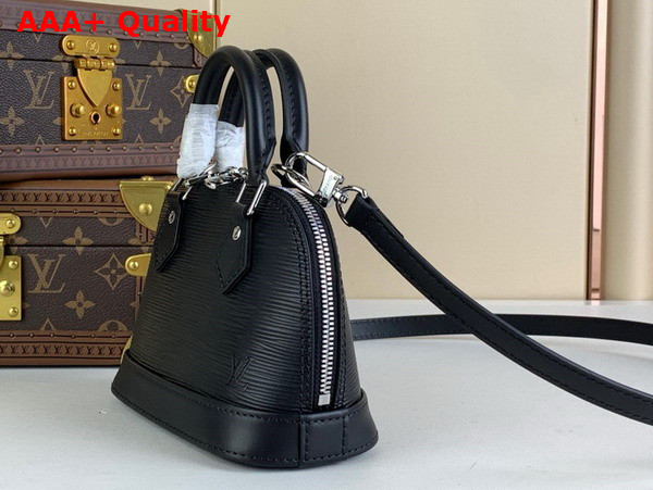 Louis Vuitton Nano Alma Bag in Black Epi Grained Cowhide Leather M81945 Replica