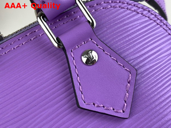 Louis Vuitton Nano Alma Bag in Lilas Provence Lilac Epi Grained Cowhide Leather M82402 Replica