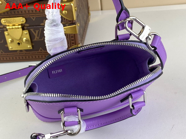 Louis Vuitton Nano Alma Bag in Lilas Provence Lilac Epi Grained Cowhide Leather M82402 Replica