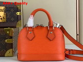 Louis Vuitton Nano Alma Bag in Orange Minnesota Epi Grained Cowhide Leather M82404 Replica
