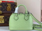 Louis Vuitton Nano Alma Bag in Vert Noto Green Epi Grained Cowhide Leather M82403 Replica