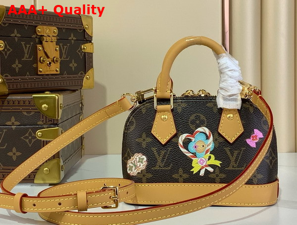 Louis Vuitton Nano Alma Handbag Candy Factory Collection M12199 Replica