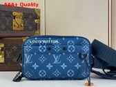 Louis Vuitton Nano Alpha City Bag in Atlantic Blue Monogram Coated Canvas M82801 Replica