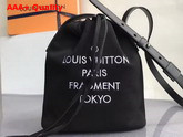 Louis Vuitton Nano Bag in Black Nylon Fabric Replica