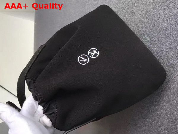 Louis Vuitton Nano Bag in Black Nylon Fabric Replica
