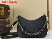 Louis Vuitton Nano Boulogne Handbag in Black Monogram Empreinte Leather M28427 Replica
