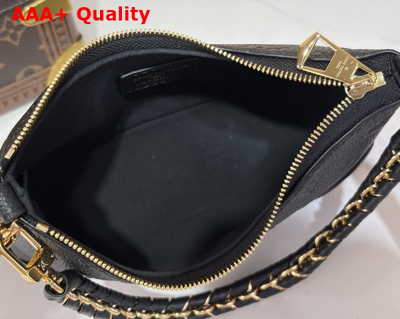 Louis Vuitton Nano Boulogne Handbag in Black Monogram Empreinte Leather M28427 Replica