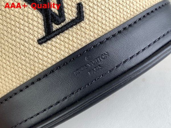 Louis Vuitton Nano Bucket Black Lotus Cotton M82418 Replica