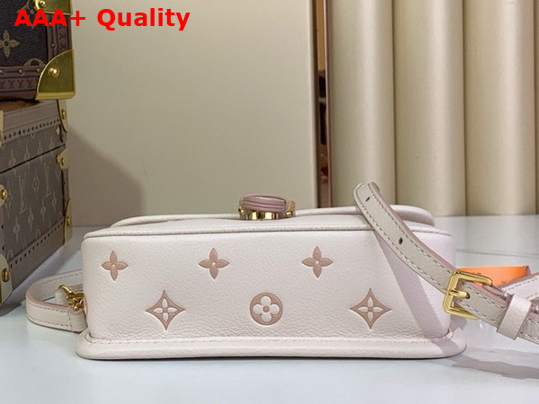 Louis Vuitton Nano Diane Handbag Bicolor Eden Embossed Grained Cowhide Leather M13642 Replica