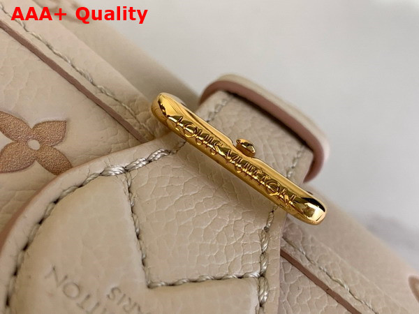 Louis Vuitton Nano Diane Handbag Bicolor Eden Embossed Grained Cowhide Leather M13642 Replica