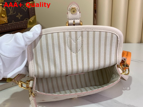 Louis Vuitton Nano Diane Handbag Bicolor Eden Embossed Grained Cowhide Leather M13642 Replica