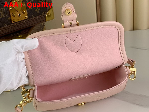 Louis Vuitton Nano Diane in Pink Opale Monogram Empreinte Leather M83566 Replica