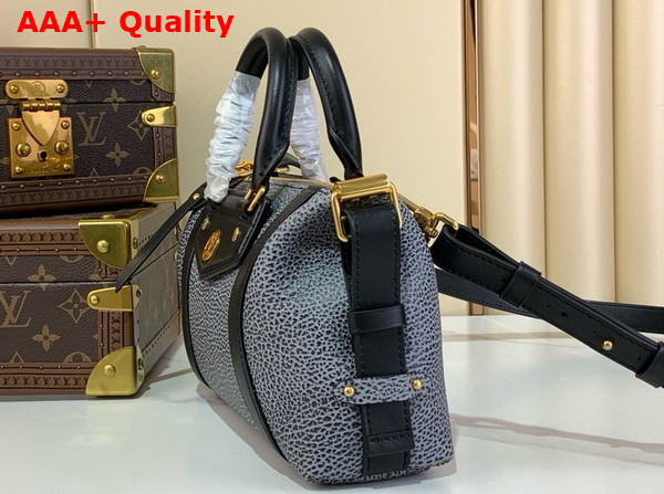 Louis Vuitton Nano LV Biker Handbag in Dark Denim Lambskin Replica