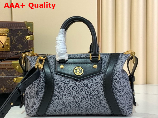Louis Vuitton Nano LV Biker Handbag in Dark Denim Lambskin Replica