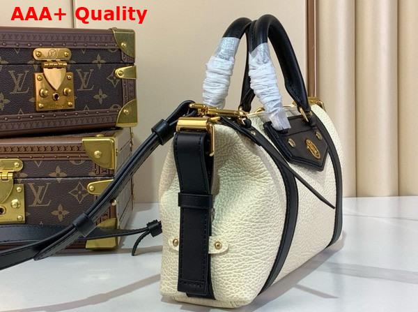 Louis Vuitton Nano LV Biker Handbag in Gray Lambskin Replica