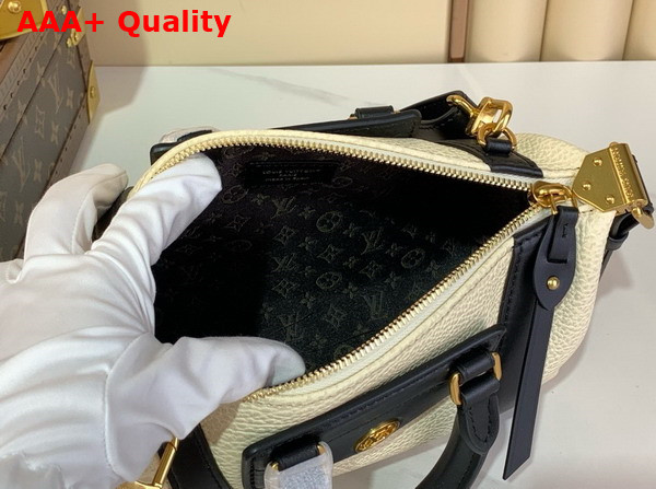 Louis Vuitton Nano LV Biker Handbag in Gray Lambskin Replica