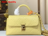 Louis Vuitton Nano Madeleine Banane Monogram Empreinte Leather M29378 Replica