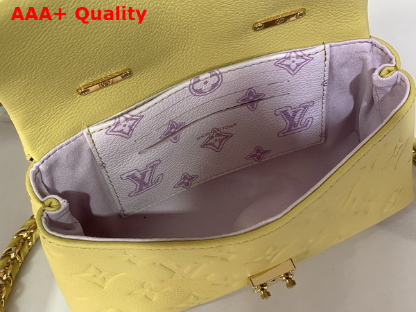 Louis Vuitton Nano Madeleine Banane Monogram Empreinte Leather M29378 Replica