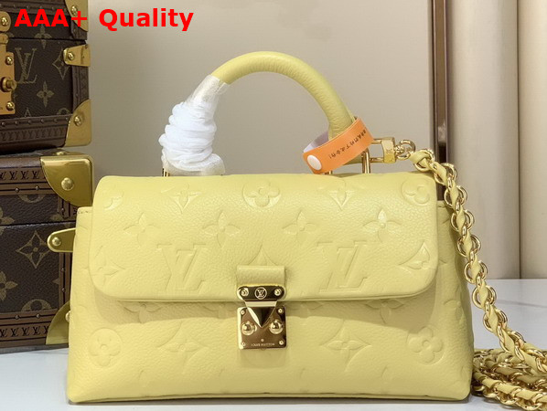 Louis Vuitton Nano Madeleine Banane Monogram Empreinte Leather M29378 Replica