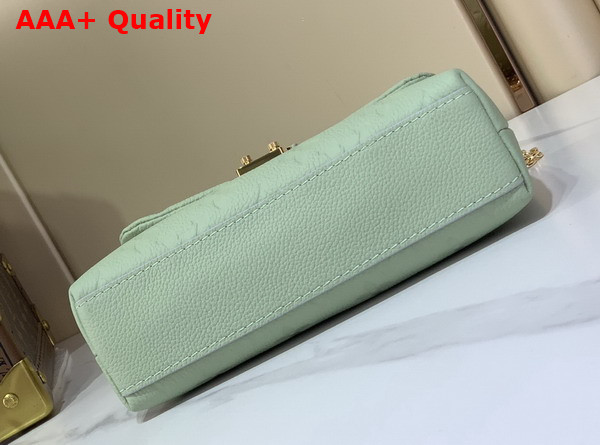 Louis Vuitton Nano Madeleine Minty and Lily White Monogram Empreinte Leather M29785 Replica