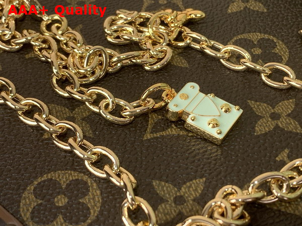 Louis Vuitton Nano Madeleine Minty and Lily White Monogram Empreinte Leather M29785 Replica