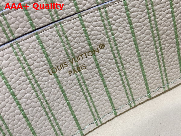 Louis Vuitton Nano Madeleine Minty and Lily White Monogram Empreinte Leather M29785 Replica
