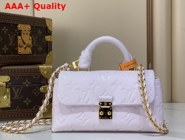 Louis Vuitton Nano Madeleine Sweet Lavender Monogram Empreinte Leather M29380 Replica