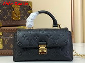 Louis Vuitton Nano Madeleine in Black Monogram Empreinte Leather M12144 Replica