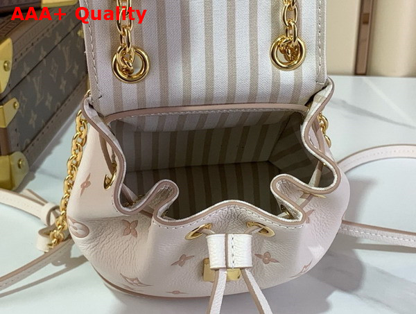 Louis Vuitton Nano Noe Backpack Bicolor Eden Embossed Grained Cowhide Leather M13656 Replica