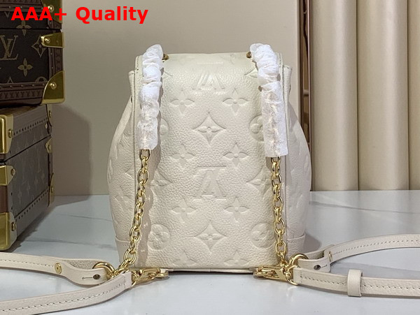 Louis Vuitton Nano Noe Backpack in Cream Monogram Empreinte Leather M25819 Replica