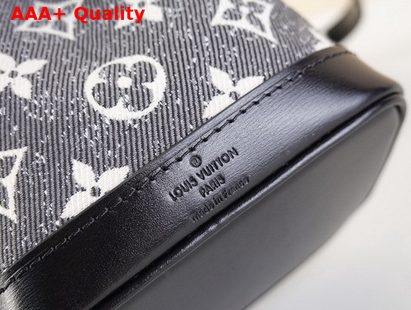 Louis Vuitton Nano Noe Bag in Gray Monogram Jacquard Denim M46449 Replica