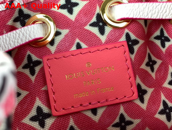 Louis Vuitton Nano Noe Bag in Pink Monogram Coated Canvas M82386 Replica