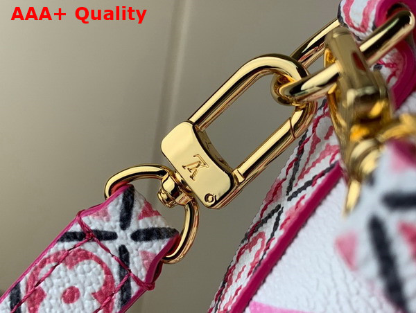 Louis Vuitton Nano Noe Bag in Pink Monogram Coated Canvas M82386 Replica