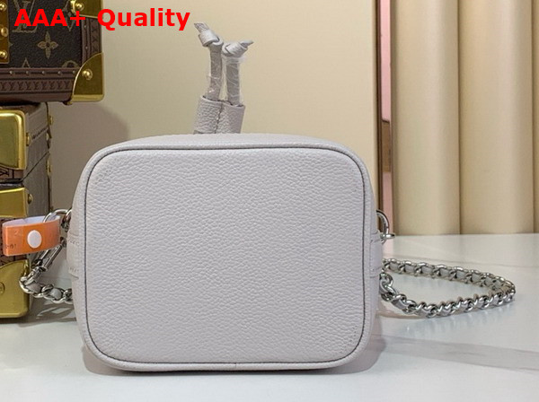 Louis Vuitton Nano Noe Brume Quartz Bicolor Monogram Empreinte Leather M14224 Replica