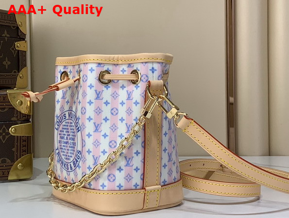 Louis Vuitton Nano Noe LV Stamp Blue M29029 Replica