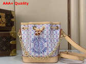 Louis Vuitton Nano Noe LV Stamp Blue M29029 Replica