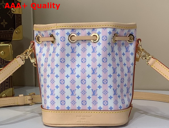 Louis Vuitton Nano Noe LV Stamp Blue M29029 Replica