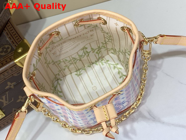 Louis Vuitton Nano Noe LV Stamp Blue M29029 Replica