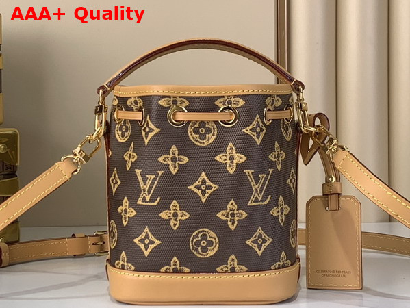 Louis Vuitton Nano Noe Monogram Origine Ebene Coated Canvas M27699 Replica
